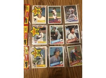 Lot Of (3) Unopened 1985 Topps Rack Packs