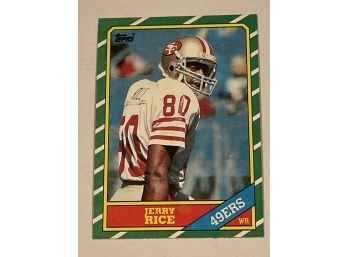 1986 Topps Jerry Rice Rookie Card