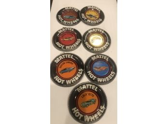 7 HotWheels Button Badges