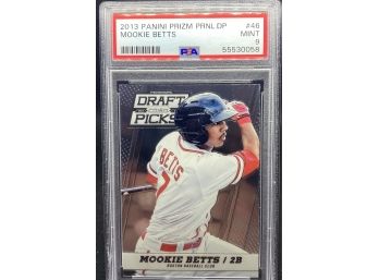 2013 Panini Prizm Perennial Draft Picks Mookie Betts #46 PSA 9 MINT