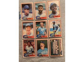 1981 Topps  Assorted Baseball Cards - 18 Cards