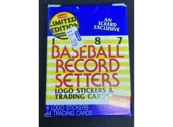 1987 Fleer Baseball Record Setters Set