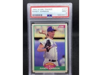 PSA 9 1989 Score Traded Randy Johnson Rookie Card PSA 9