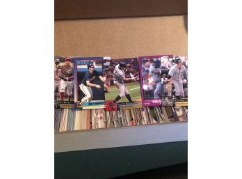 Box Of Hundreds Of Baseball Cards Late 80s And Early 2000s