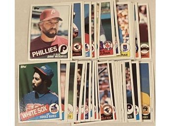 1985 Topps Baseball Cards Lot Of 50