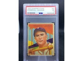 1935 Diamond Stars 63 Stonewall Jackson PSA 3