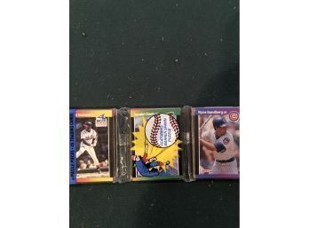 1989 Donruss Rack Pack With Sandberg On Top