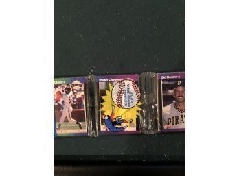 1989 Donruss Rack Pack With Clemens On Top