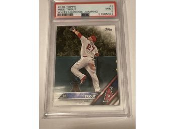 2016 Topps PSA 9 Mint Mike Trout