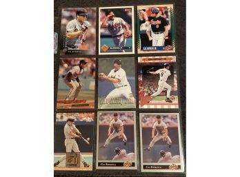 Cal Ripken Baseball Card Lot Of 9