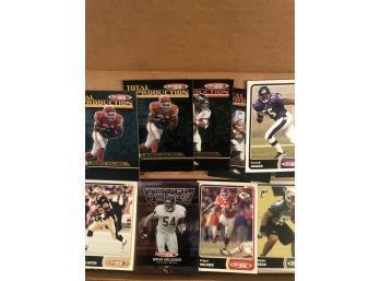 Box Of Hundreds Of 2003 Football Topps Total