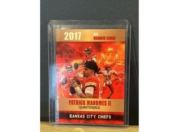 Patrick Mahomes 2017 NFL Rookie Card