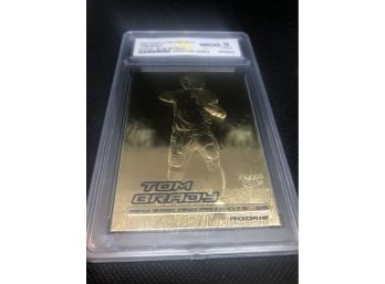 2000 Fleer Ultra 23K Tom Brady Limited Edition  WCG 10 Gem-MT