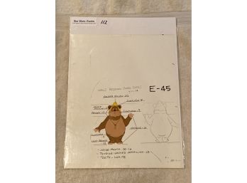 Star Wars Ewok Original Hand Painted Model Cel