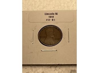 1910 F12 Lincoln Cent