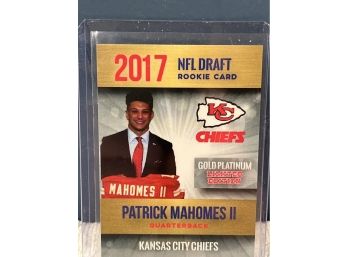 Patrick Mahomes 2017 NFL Draft Rookie