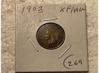 1903 Indian Head Cent Penny Nice Coin Coin XF / AU Extra Fine