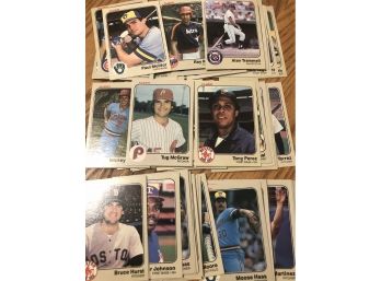 Lot Of (50) 1983 Fleer Baseball Cards