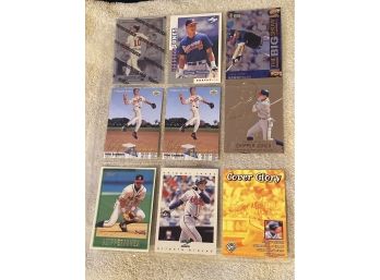 Chipper Jones  Baseball Card Lot Of 9