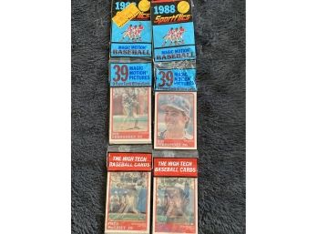 1988 Sportflics Rak Pak Lot Of 2