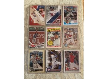 Mookie Betts Lot Of 9