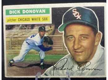 1955 Topps Dick Donovan LOW GRADE