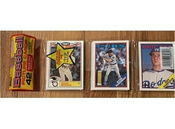 1988 Topps Rak Pak With Ryne Sandberg On Top