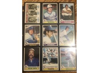 Lot Of (18) Assorted 1979 Topps Baseball Cards