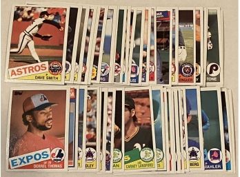 1985 Topps Baseball Cards Lot Of 50