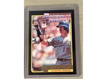 1992 Topps McDonalds Robin Yount Card