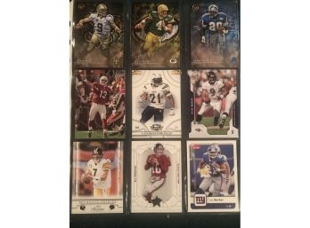 Lot Of 9 Star Football Cards