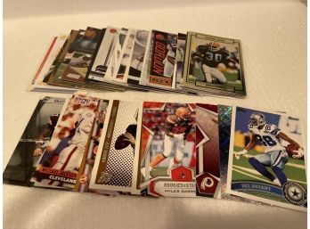 Football Cards Assorted Brands And Years  40 Plus Cards