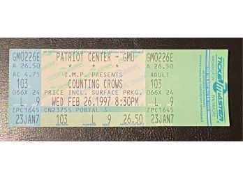 Counting Crows Concert Ticket February 26, 1997