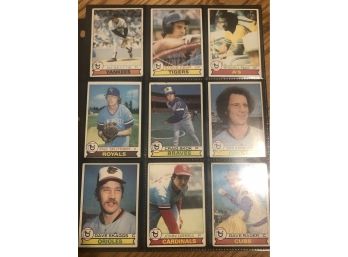 Lot Of (18) Assorted 1979 Topps Baseball Cards