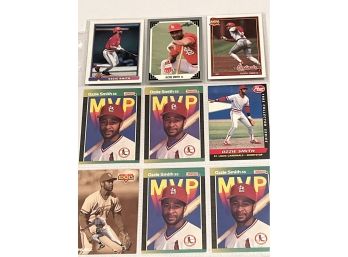 Ozzie Smith 9 Card Lot