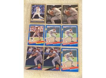 Wade Boggs Baseball Card Lot Of 9