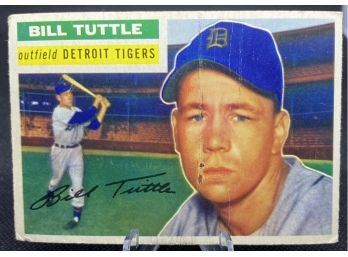 1955 Topps Bill Tuttle LOW GRADE