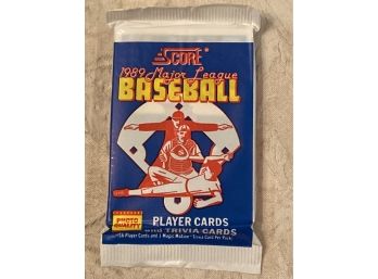 1989 Score Wax Pack