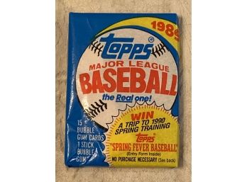 1989 Topps Wax Pack