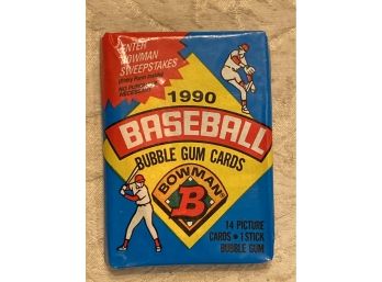 1990 Bowman Wax Pack