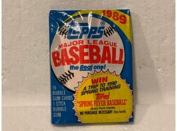 1989 Topps Wax Pack Sealed