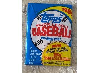 1989 Topps Wax Pack