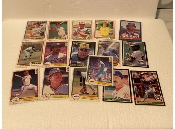 Baseball  Cards Assorted Donruss 16 Cards