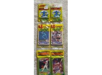 1990 Score Rack Pack Lot Of 2