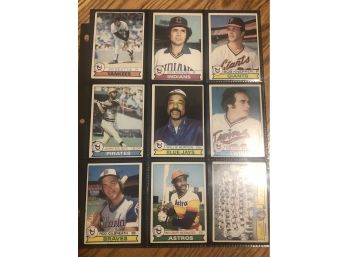 Lot Of (18) Assorted 1979 Topps Baseball Cards