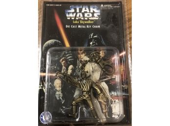 Star Wars Luke Skywalker Die Cast Metal Key Chain