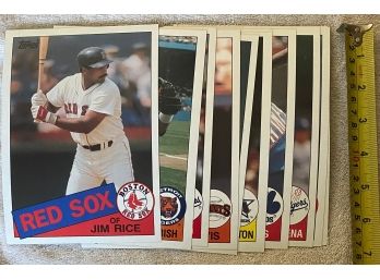 1985 Topps Large Card Lot Of 10