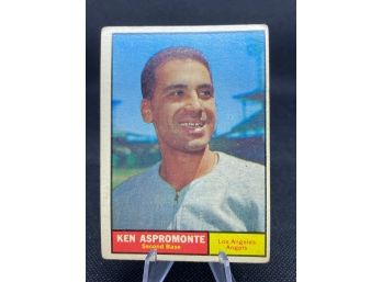 1961 Topps Baseball Ken Aspromonte