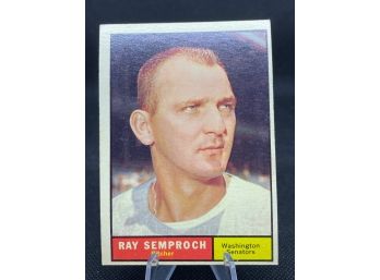 1961 Topps Baseball Ray Semproch