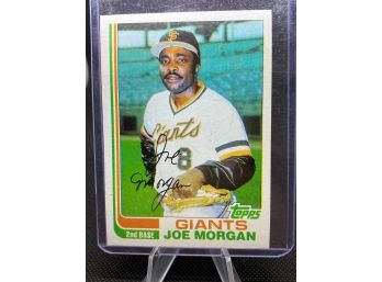 1982 Topps Joe Morgan